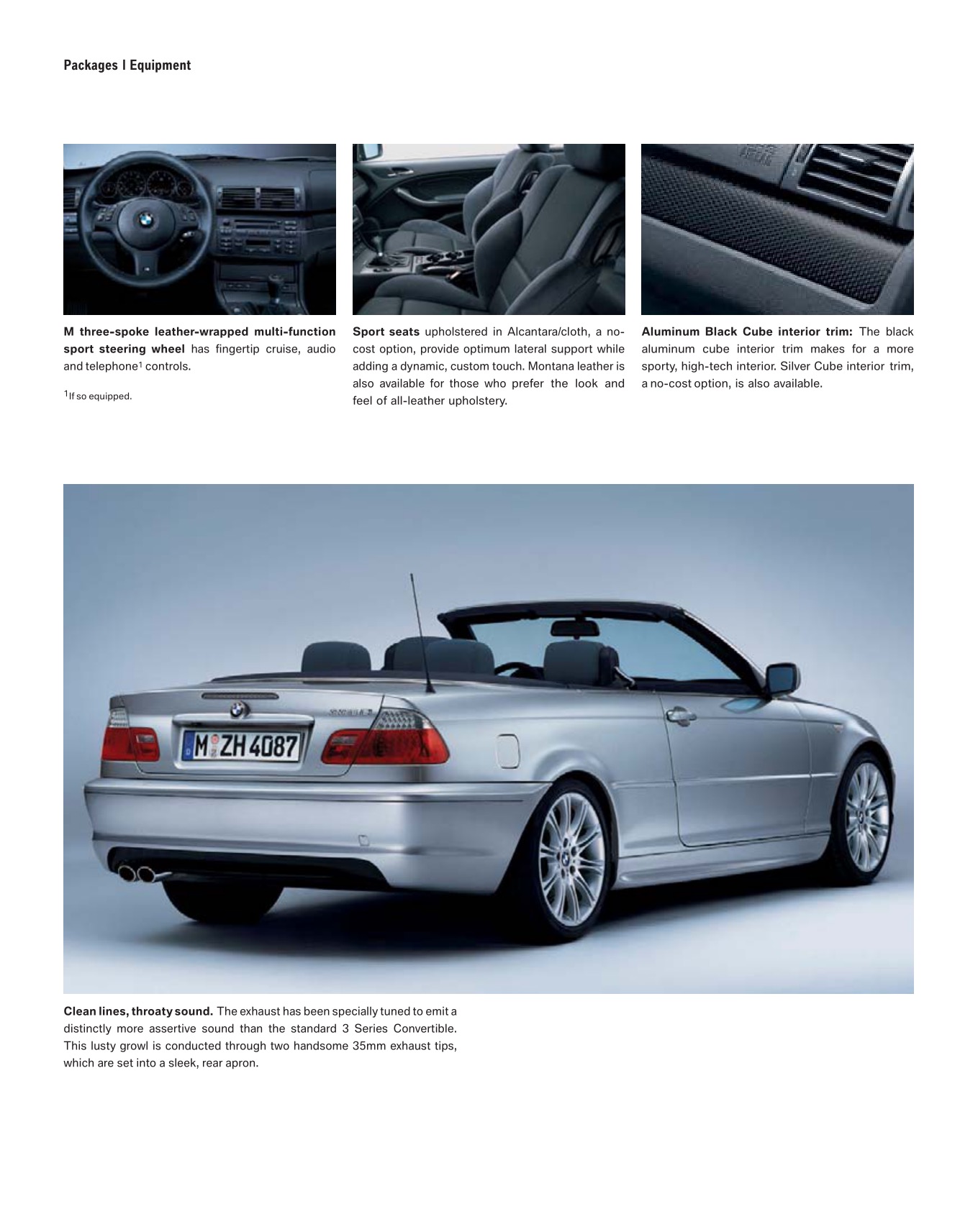 2006 BMW 3-Series Convertible Brochure Page 10